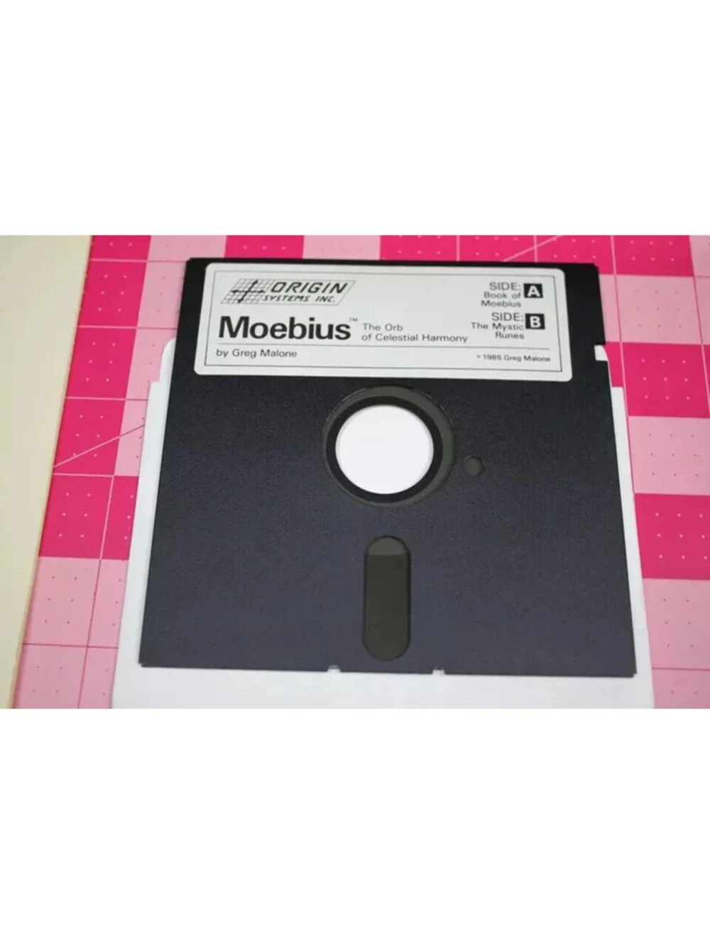 Moebius The Orb of Celestial Harmony Commodore 5.25 floppy